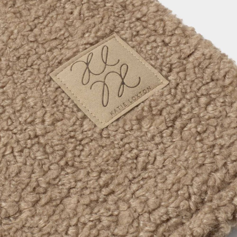 Katie Loxton Borg Scarf - Tan