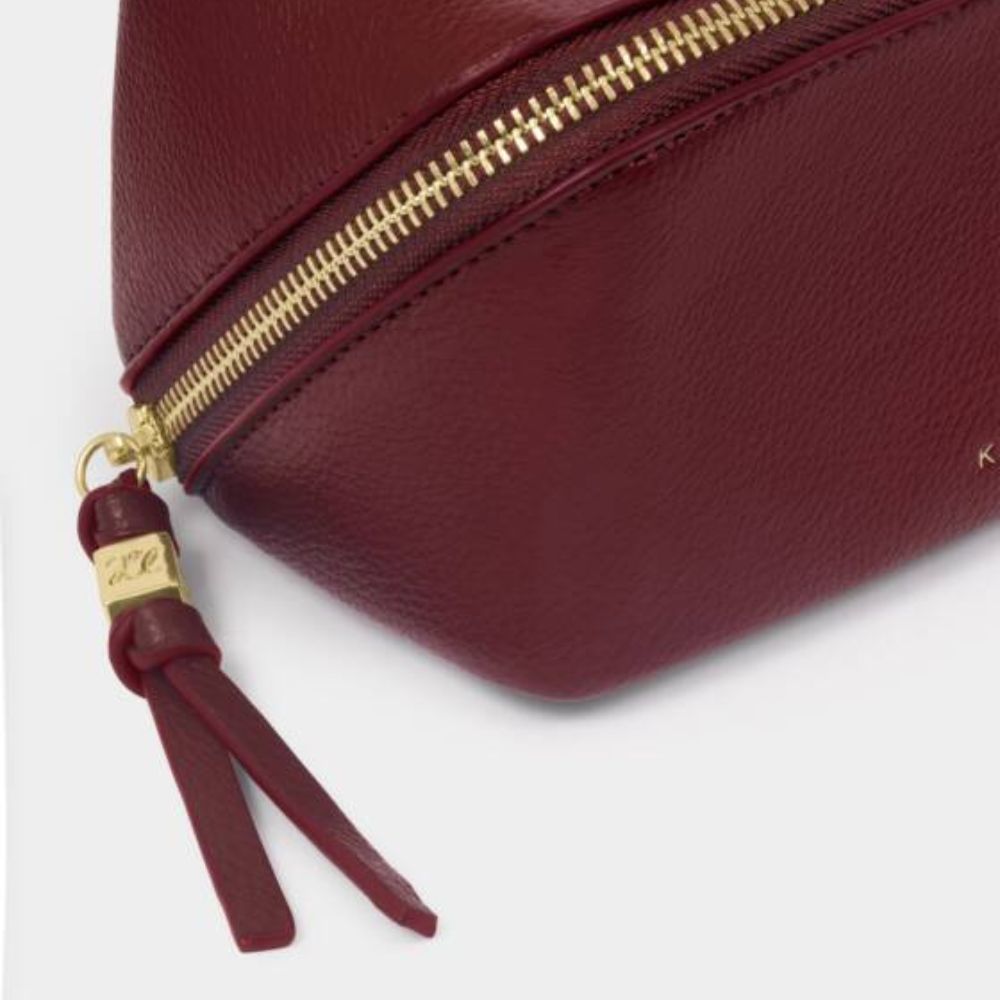 Katie Loxton Cherry Fold-Out Mirror Makeup Bag