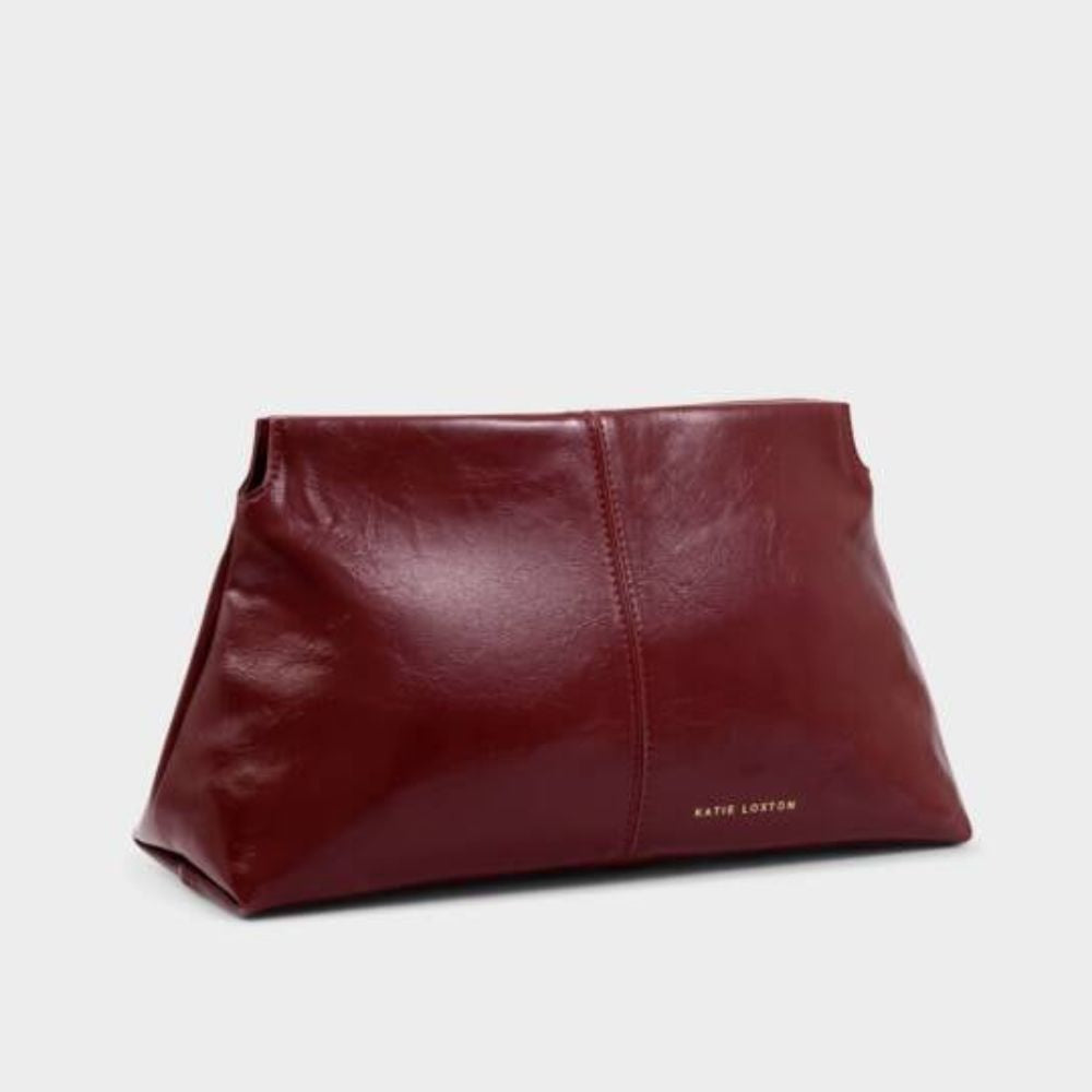 Katie Loxton Cherry Laila Patent Crackle Clutch