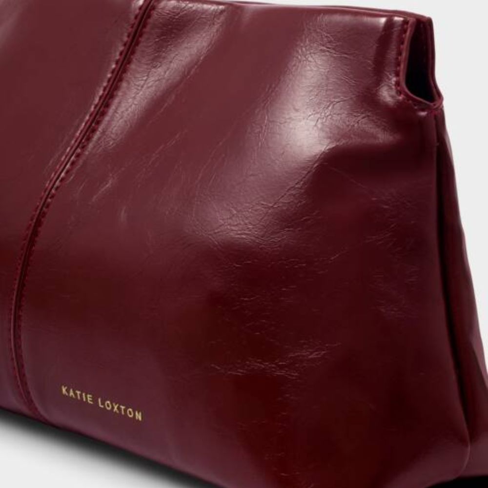 Katie Loxton Cherry Laila Patent Crackle Clutch