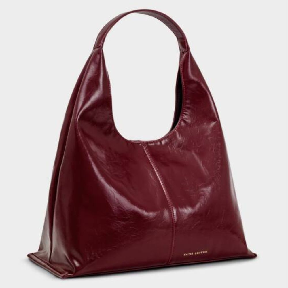 Katie Loxton Cherry Laila Patent Crackle Shoulder Bag