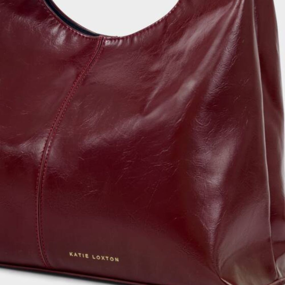 Katie Loxton Cherry Laila Patent Crackle Shoulder Bag