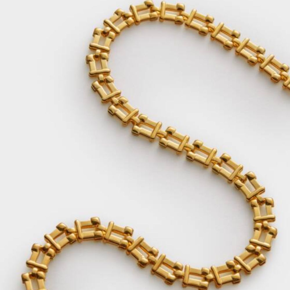Katie Loxton Grecian Waterproof Gold Link Necklace