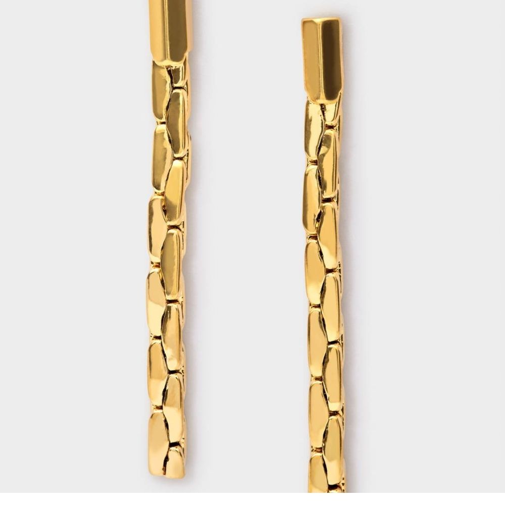 Katie Loxton Harlequin Waterproof Gold Drop Stud Earrings