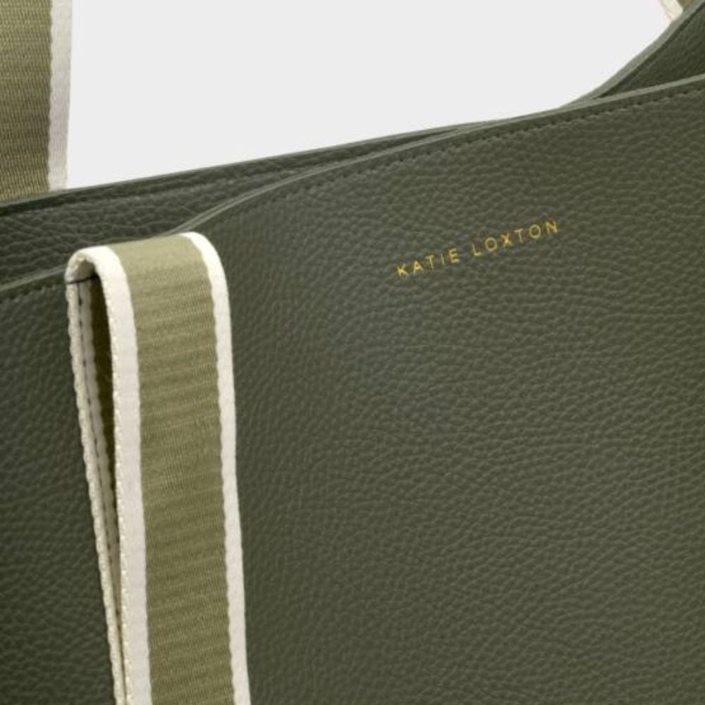 Katie Loxton Khaki Hallie Tote Bag