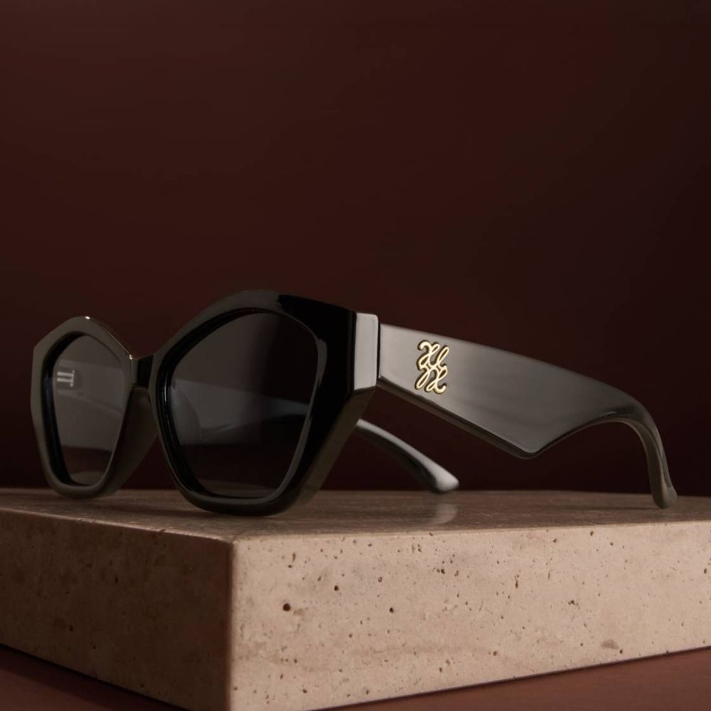Katie Loxton Lindos Hexagon Sunglasses - Black