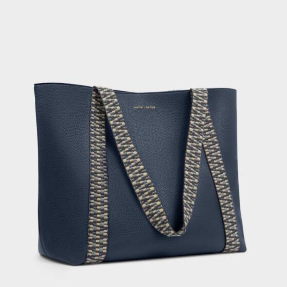 Katie Loxton Navy Hallie Tote Bag