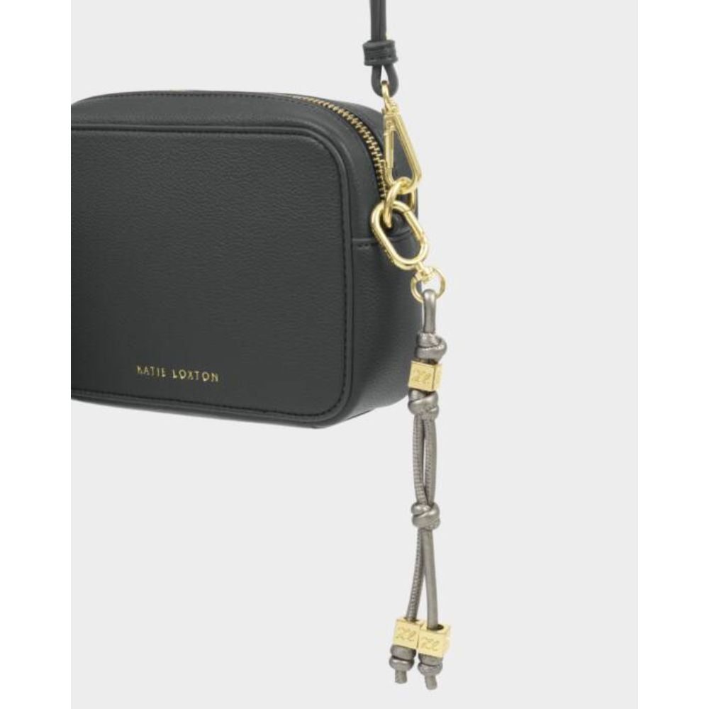 Katie Loxton Pewter Gia Bag Charm Keyring