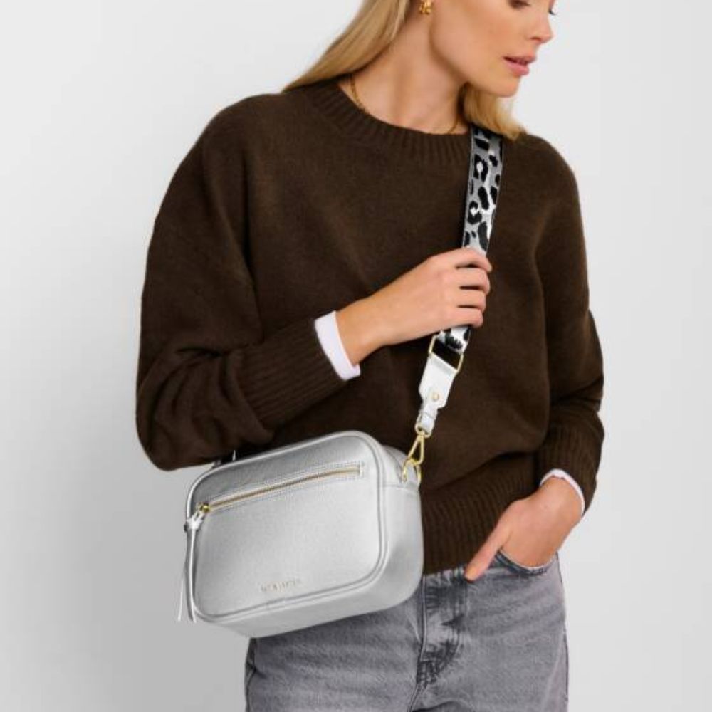 Katie Loxton Silver Hallie Crossbody Bag