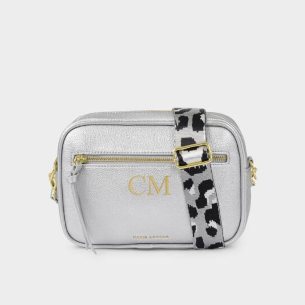 Katie Loxton Silver Hallie Crossbody Bag
