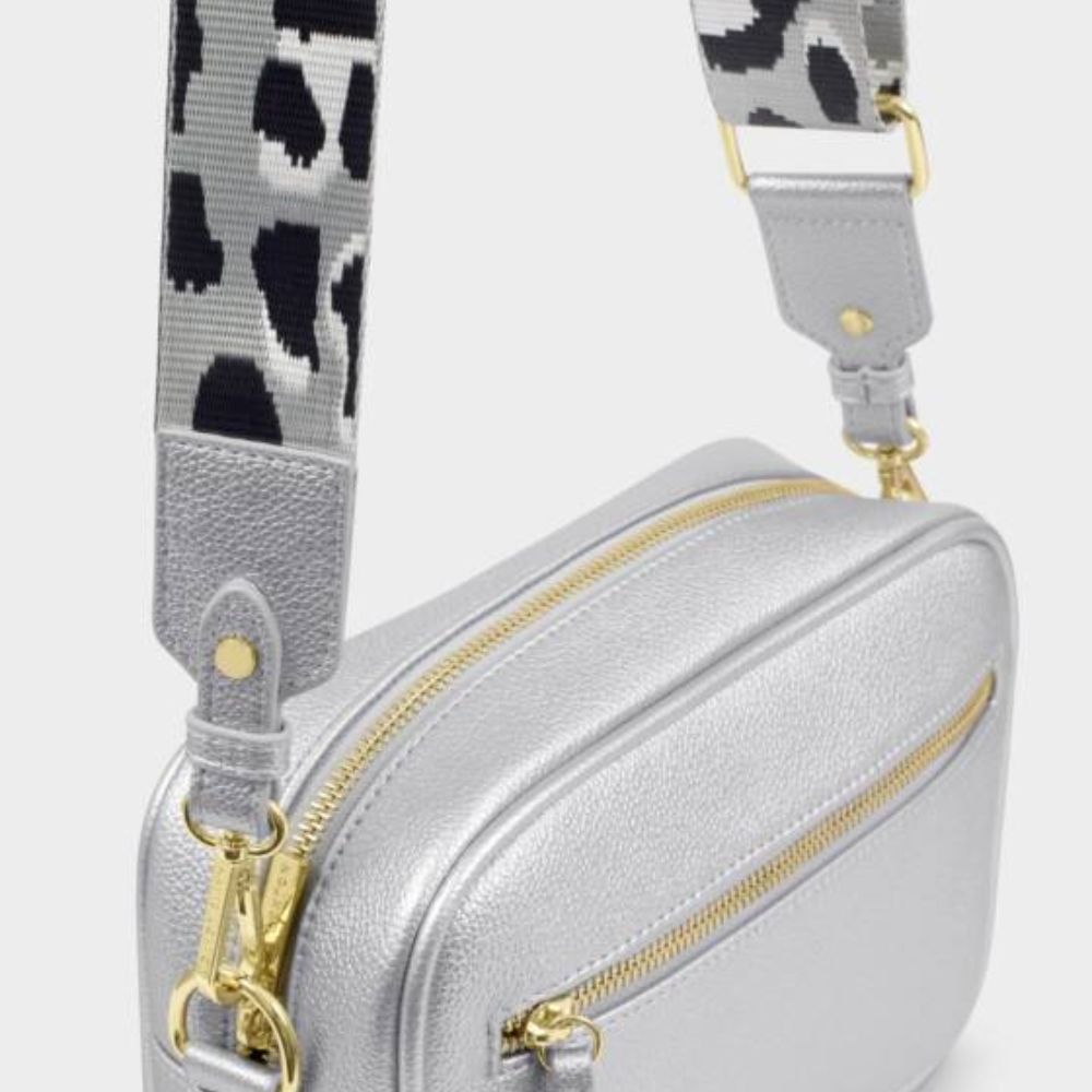 Katie Loxton Silver Hallie Crossbody Bag