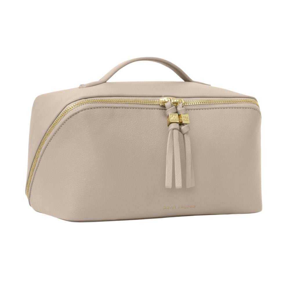 Katie Loxton Soho Large Makeup & Wash Bag - Oyster