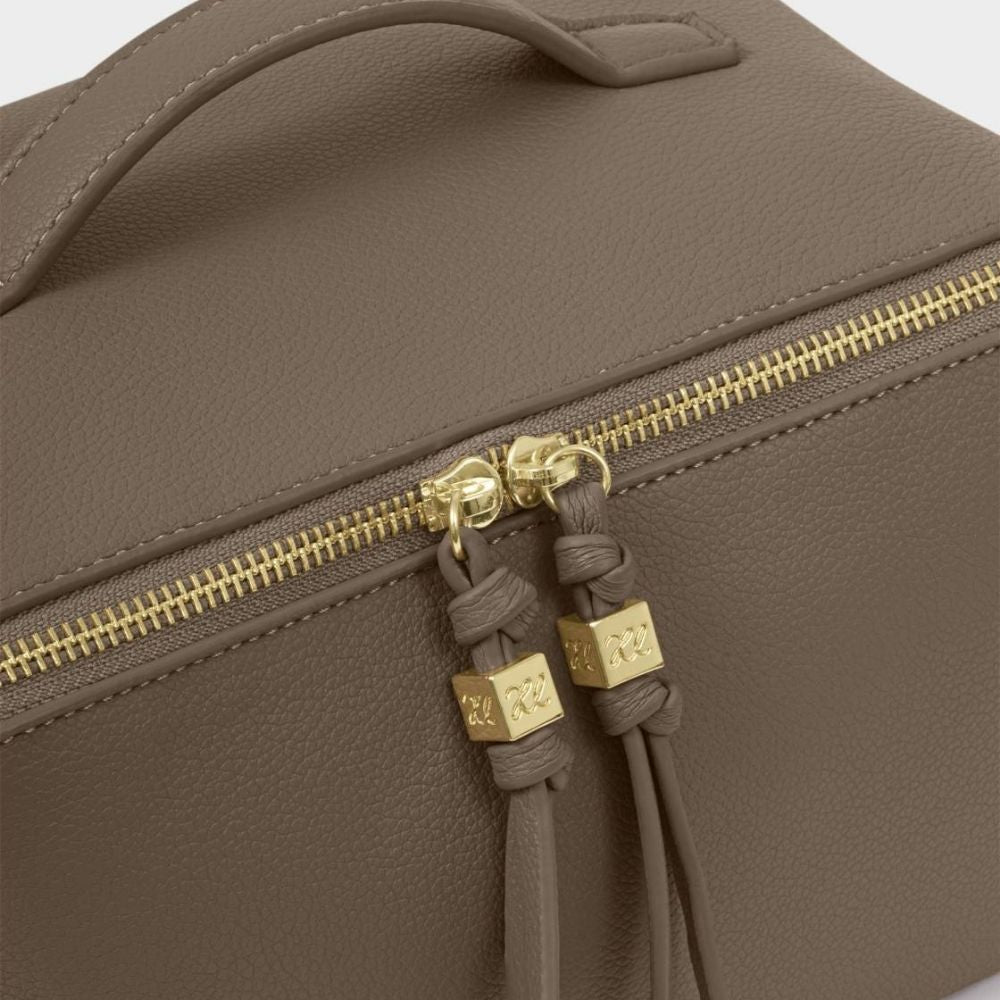 Katie Loxton Soho Large Makeup & Wash Bag - Mink