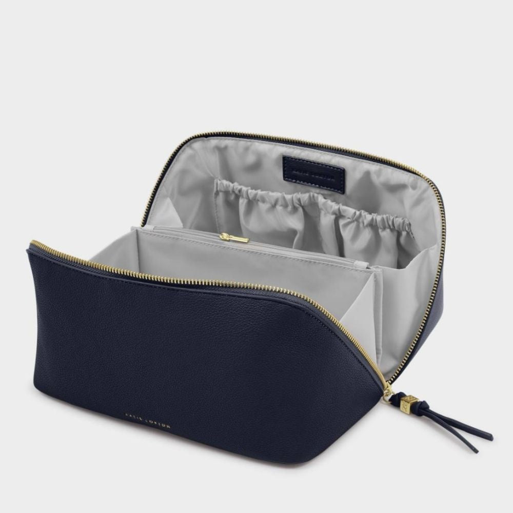 Katie Loxton Soho Large Makeup & Wash Bag - Navy