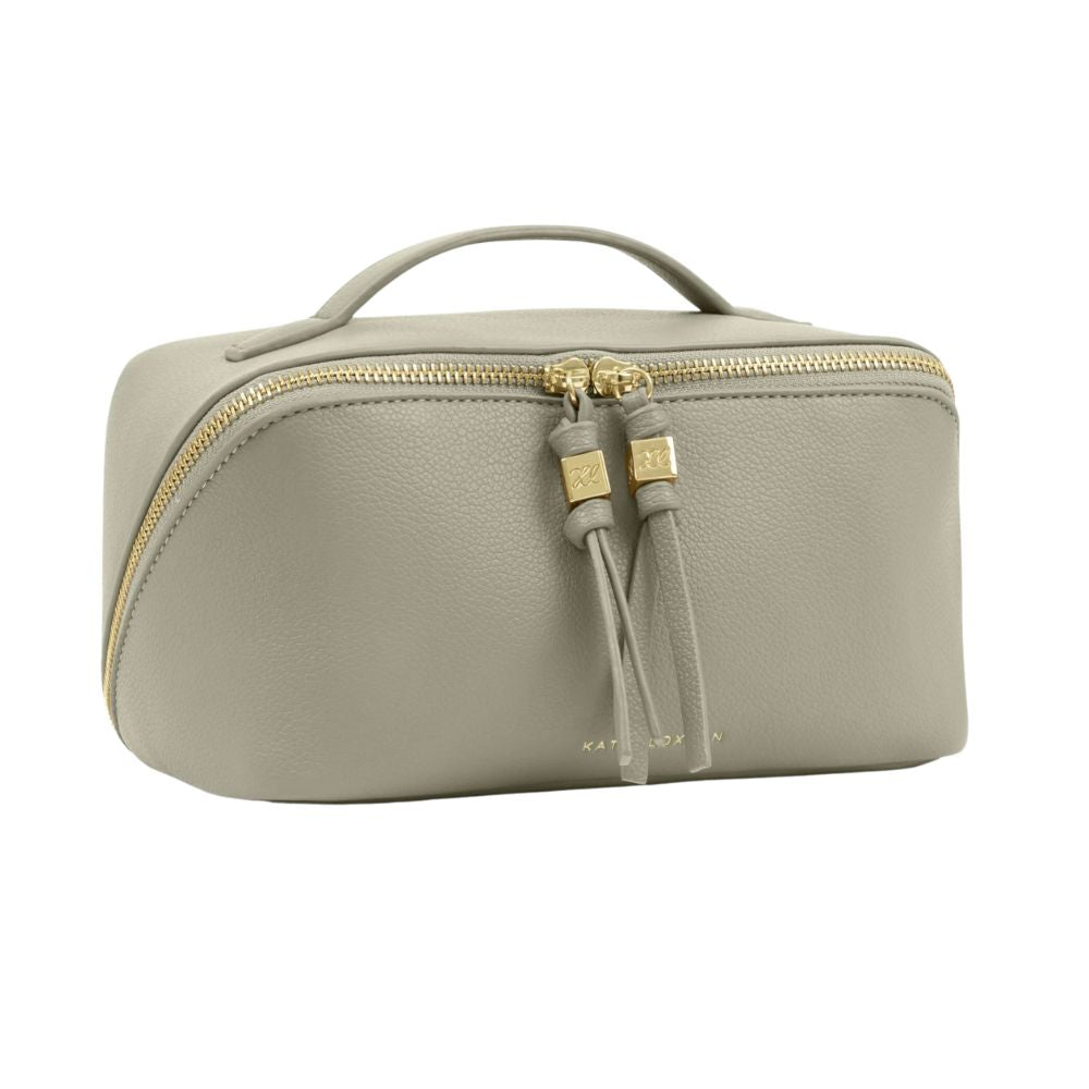 Katie Loxton Soho Medium Makeup & Wash Bag - Green Mist