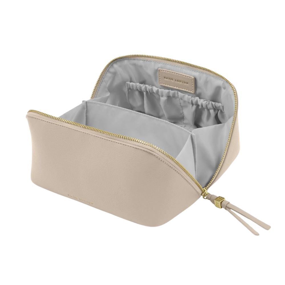 Katie Loxton Soho Medium Makeup & Wash Bag - Oyster