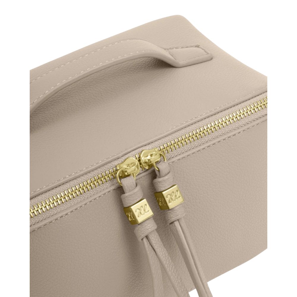 Katie Loxton Soho Medium Makeup & Wash Bag - Oyster