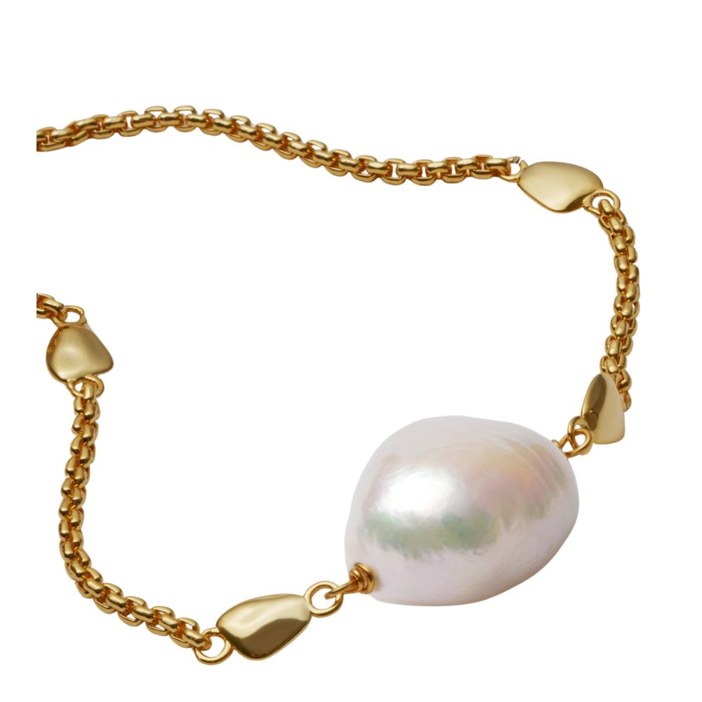 Katie Loxton Sol Pearl Waterproof Bracelet - Gold