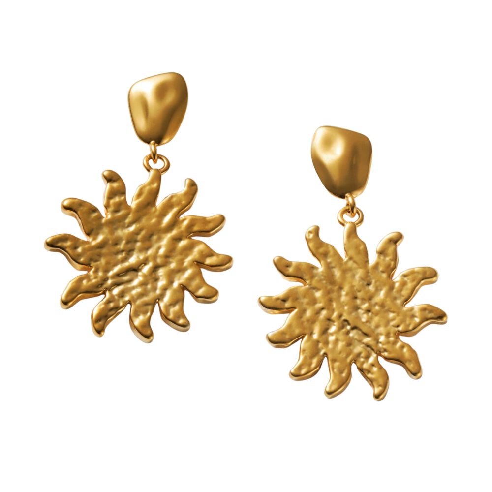 Katie Loxton Solesi Sun Waterproof Earrings - Gold