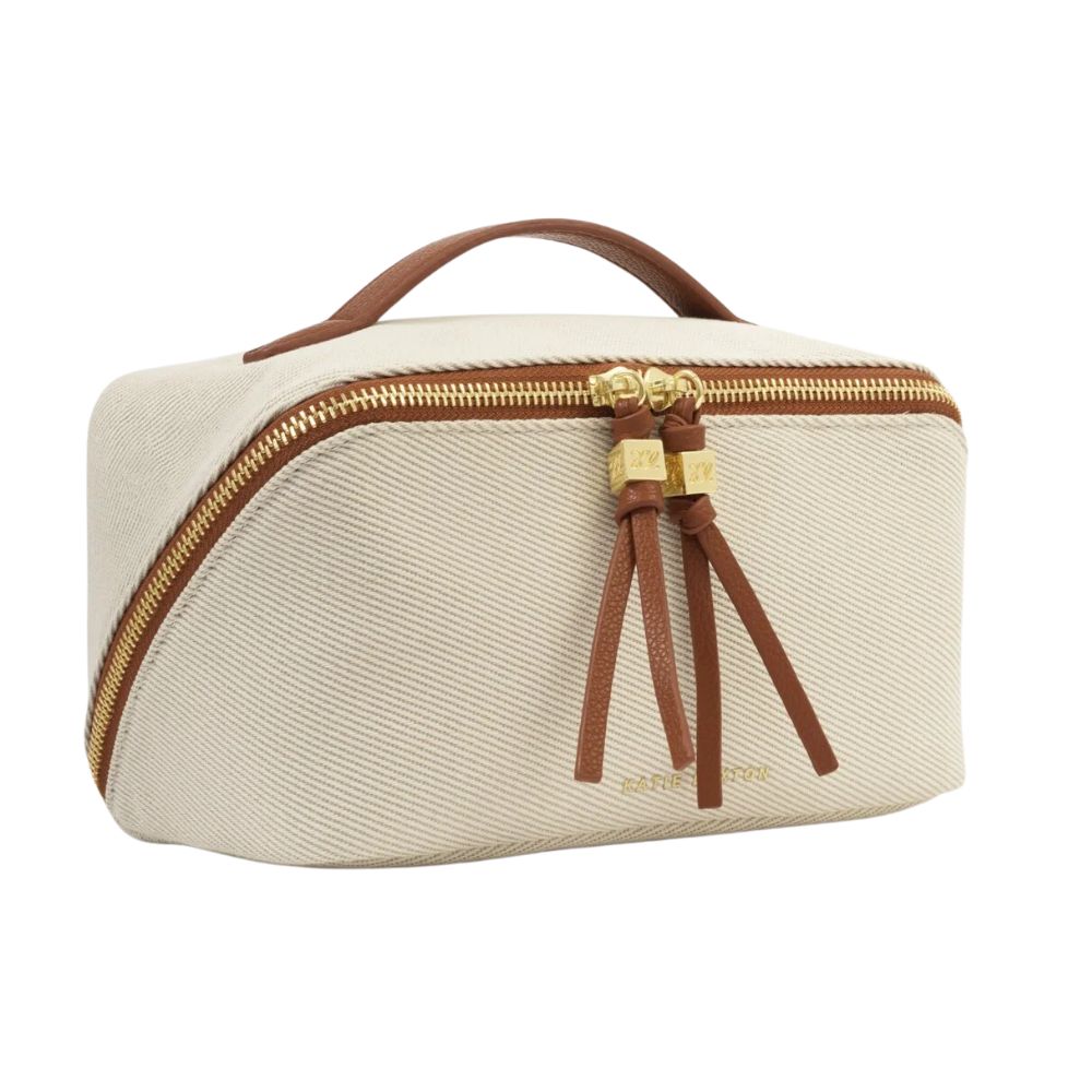 Katie Loxton Soho Medium Canvas Makeup & Wash Bag