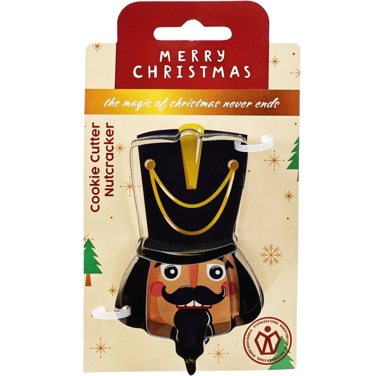 Koopman 10cm Christmas Cookie Cutter Nutcracker