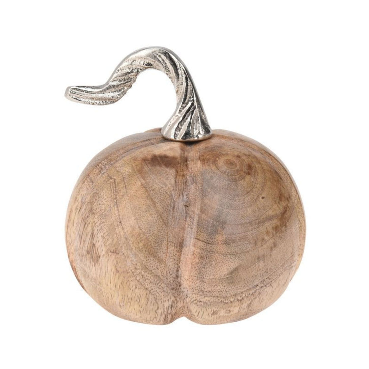 Koopman 11cm Mango Wood Pumpkin Ornament