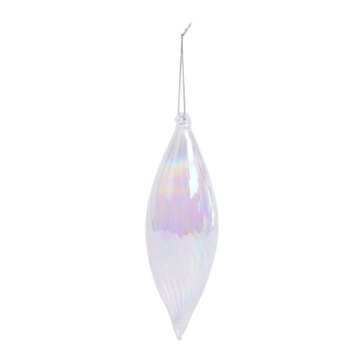 Koopman 21cm Pearl Icicle Hanging Decoration