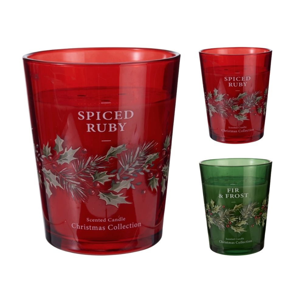 Koopman 16cm Festive Scented Christmas Candle - (Choice of 2)