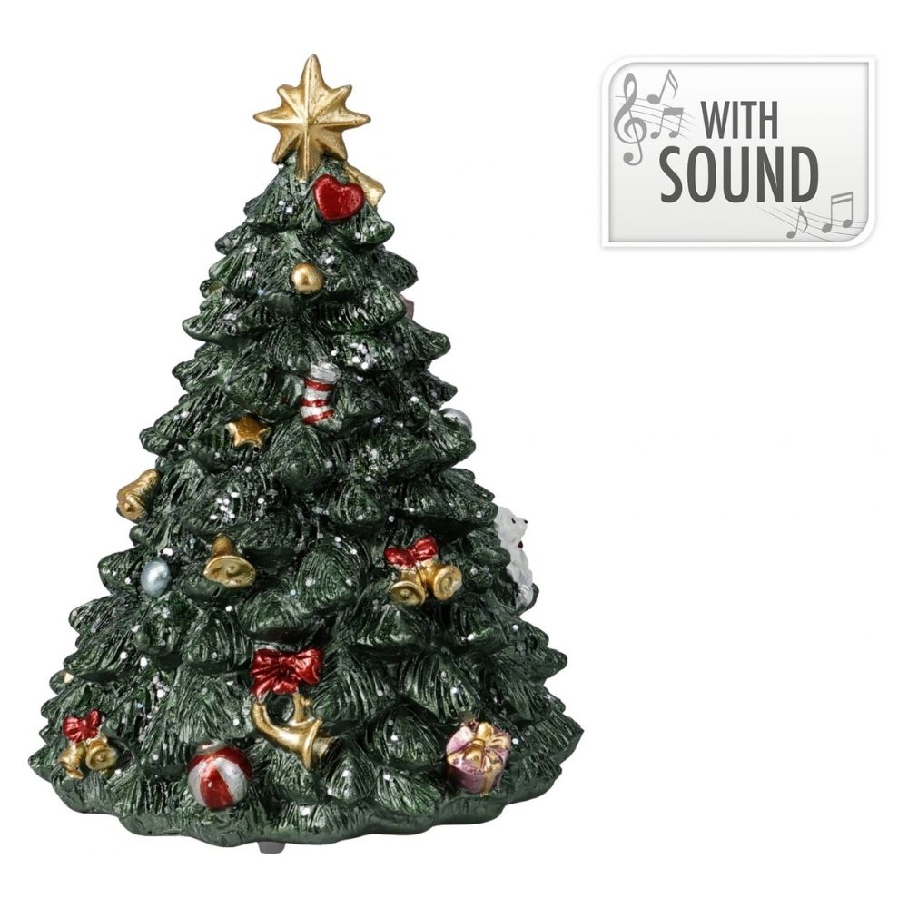 Koopman 16cm Xmas Tree Musical Ornament