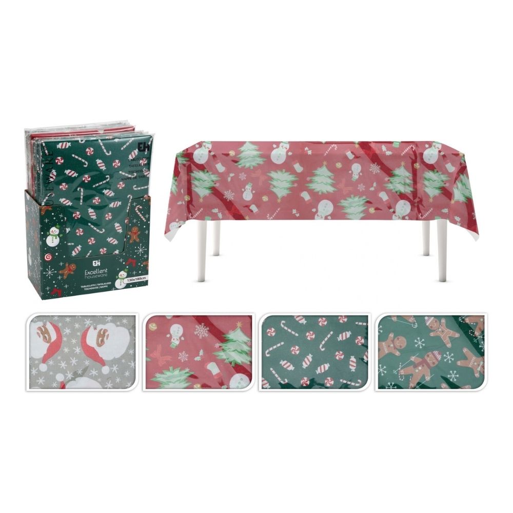 Koopman 180cm x 130cm Christmas Design Paper Table Cloth - (Choice of 4)