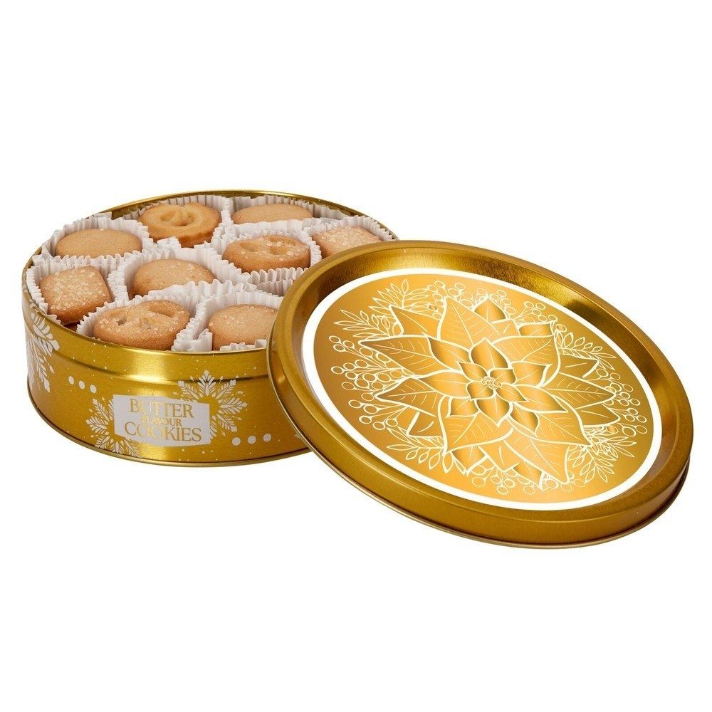 Koopman 340g Gold Butter Biscuit Cookie Tin