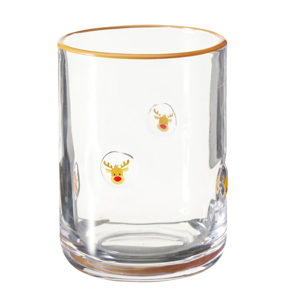 Koopman 410ml Festive Character Drinking Glass - (Choice of 4)