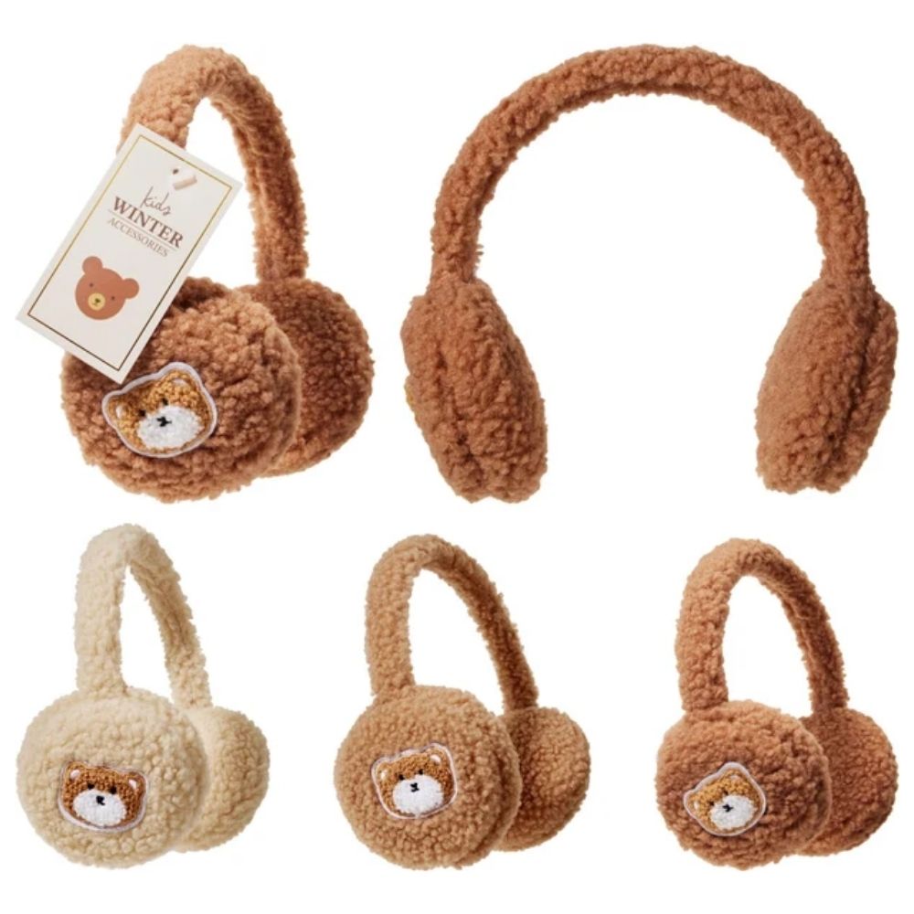 Koopman Children's Bear Earmuffs - (Choice of 3)