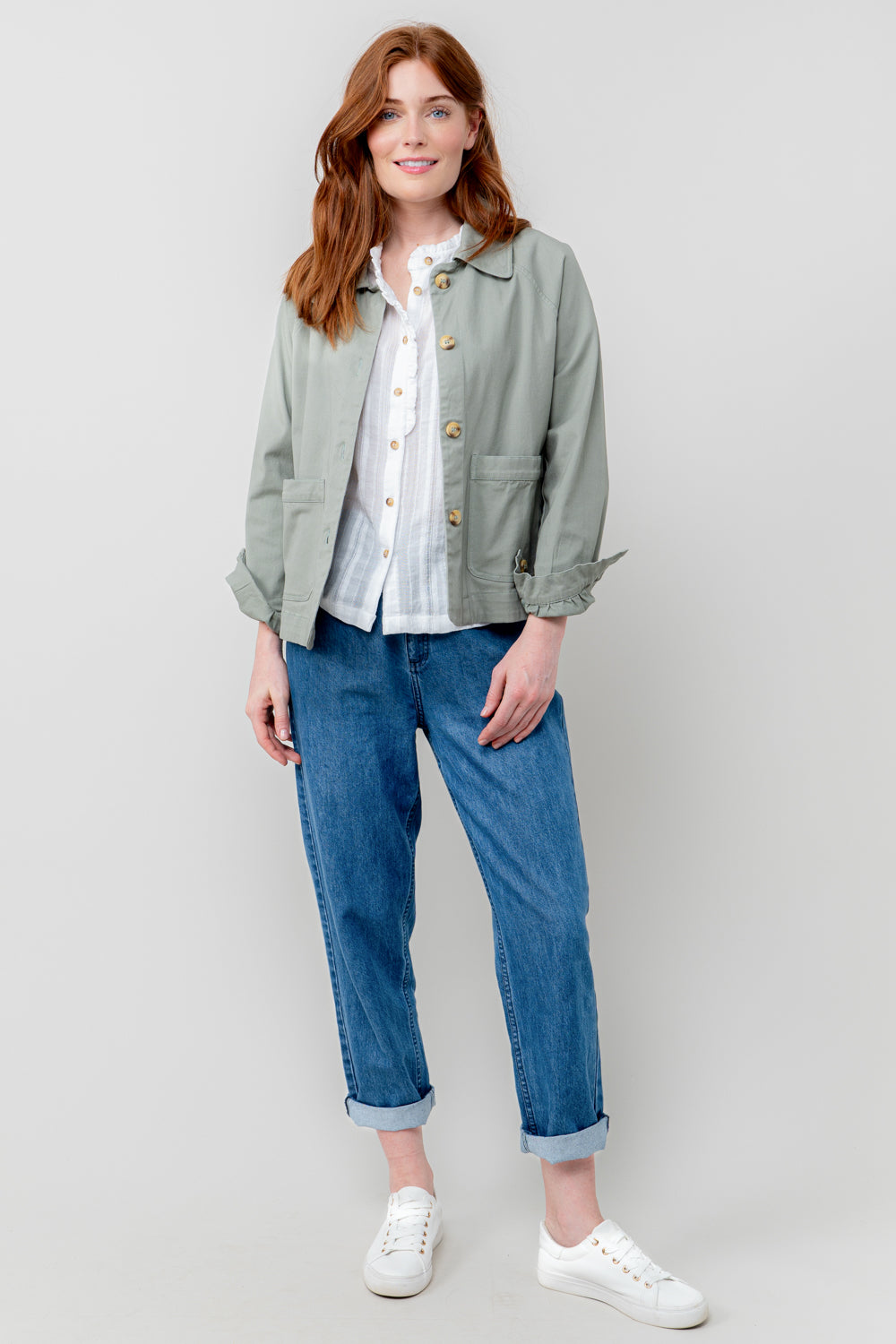 Lily & Me 18 Sage Kynance Twill Jacket - LM25000S