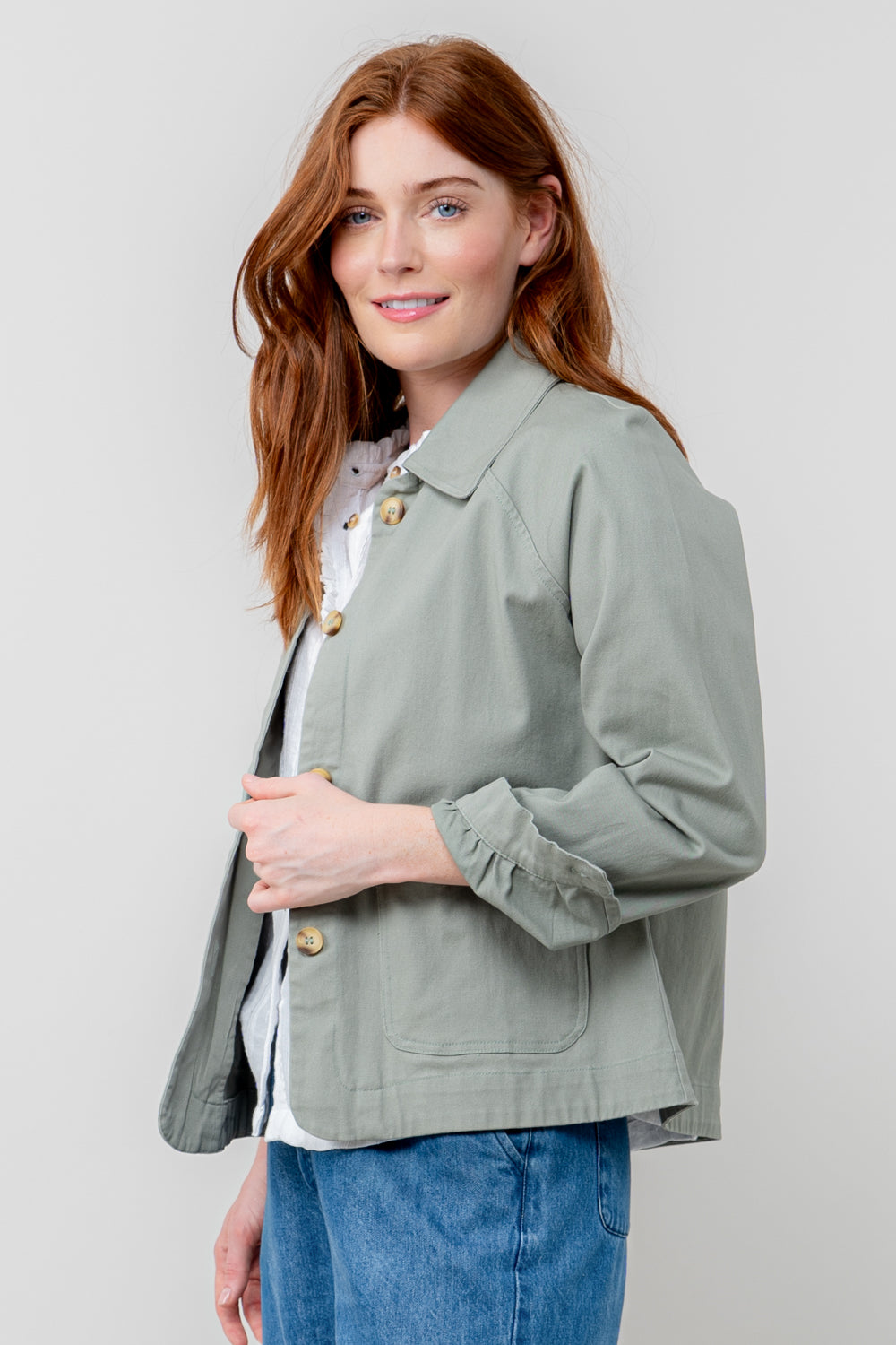 Lily & Me 18 Sage Kynance Twill Jacket - LM25000S