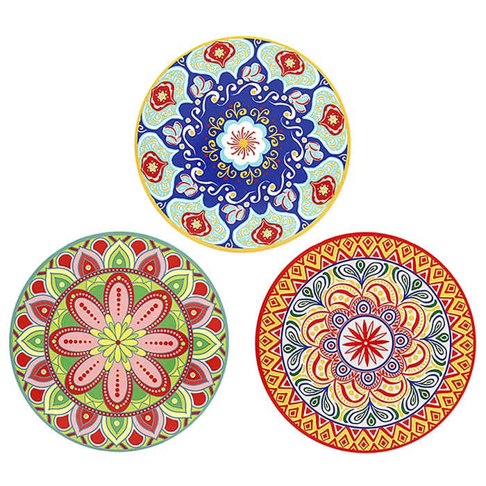 Leser & Pavey Tuscany Mandala Table Mat - Pastel - (Choice of 3)