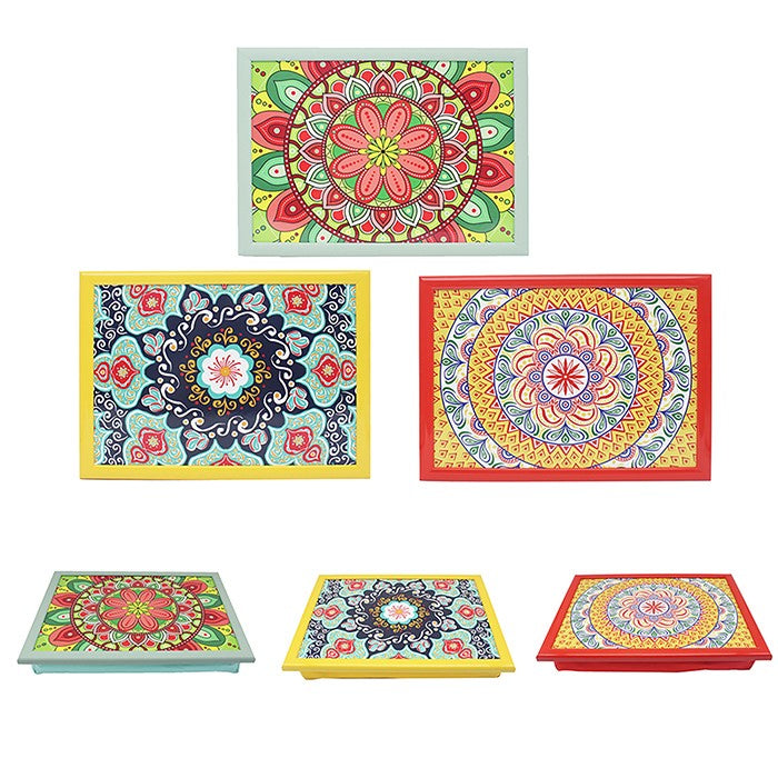 Leser & Pavey 44cm Mandala Laptray - Pastel - (Choice of 3)