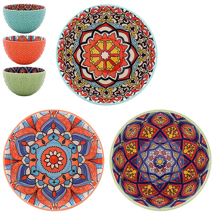 Leser & Pavey 13cm Tuscany Deco Medium Bowl - (Choice of 3)