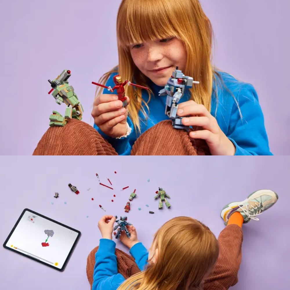 Lego Marvel Iron Man & War Machine vs. Hammer Drones