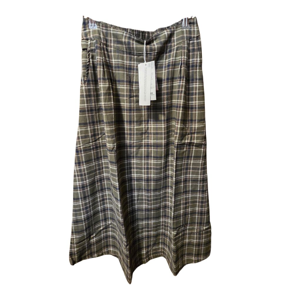 Lily & Me Alice Multi Checkered Skirt - Green