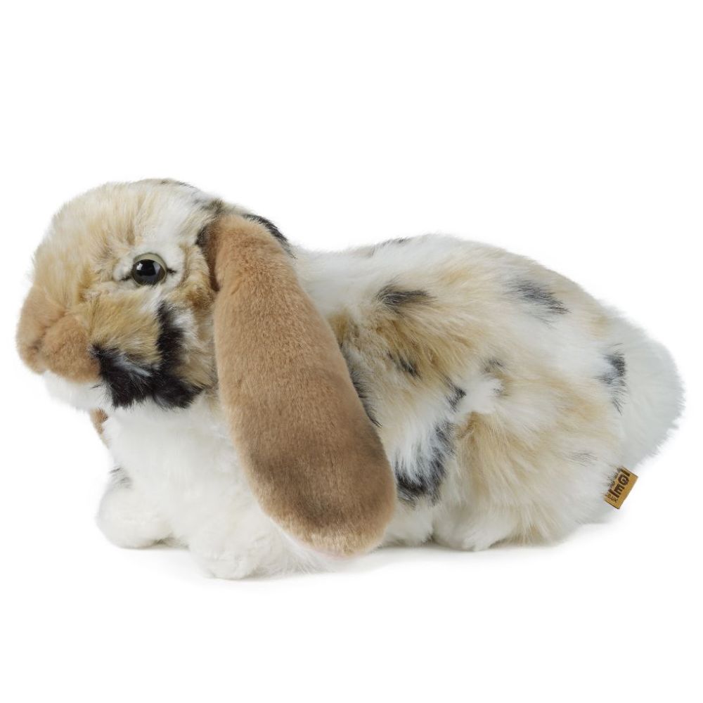 Living Nature 26cm Brown Dutch Lop Ear Rabbit Soft Toy