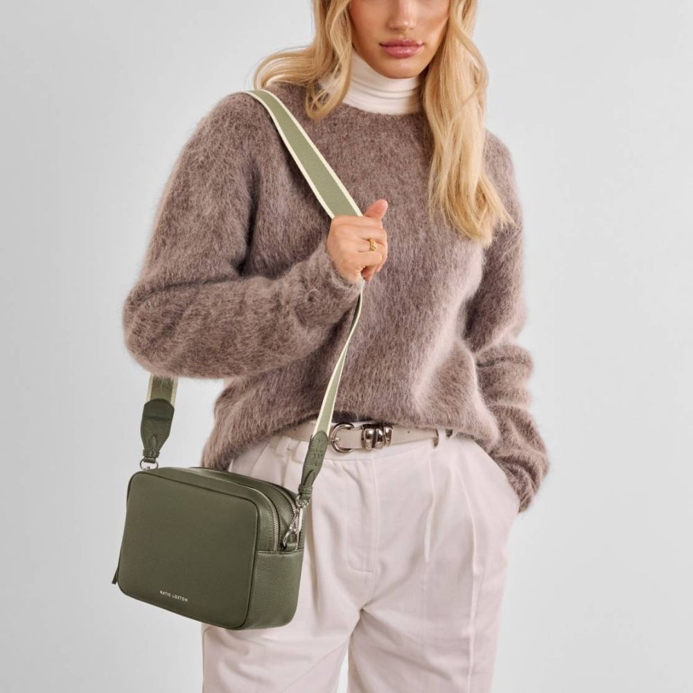 Katie Loxton Lottie Large Crossbody Bag - Khaki
