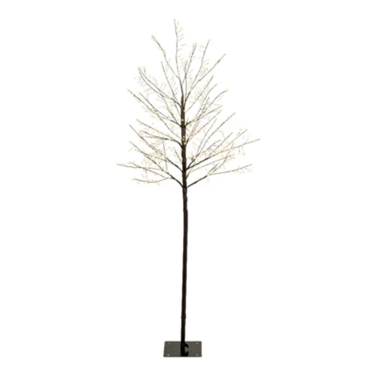 Lumineo 1.5m (5ft) Warm White Micro LED Black Twig Tree - 500643