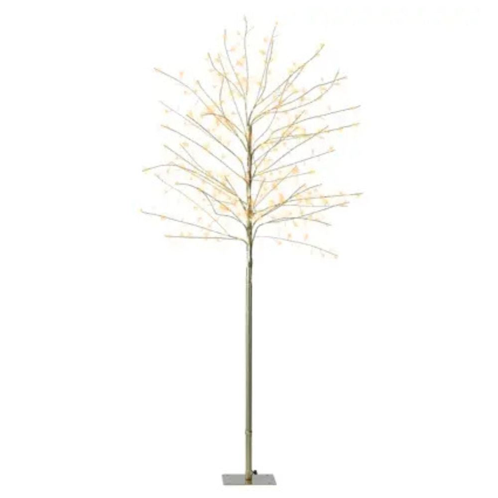Lumineo 1.5m (5ft) Warm White Micro LED Gold Twig Tree - 501127