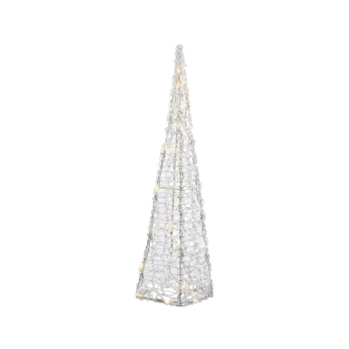Lumineo 118cm Cool White LED Acrylic Pyramid
