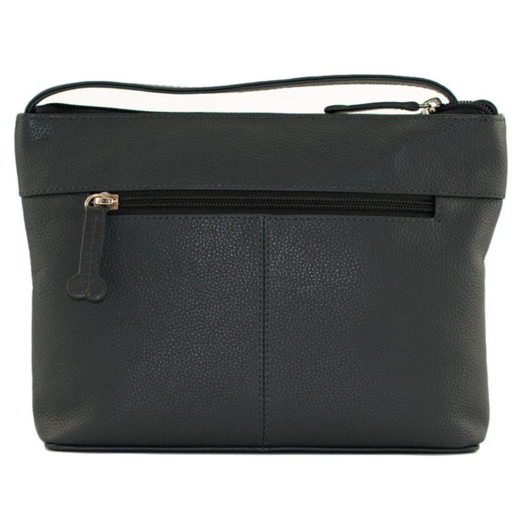 Mala Leather Black Kennel Crew Crossbody Bag