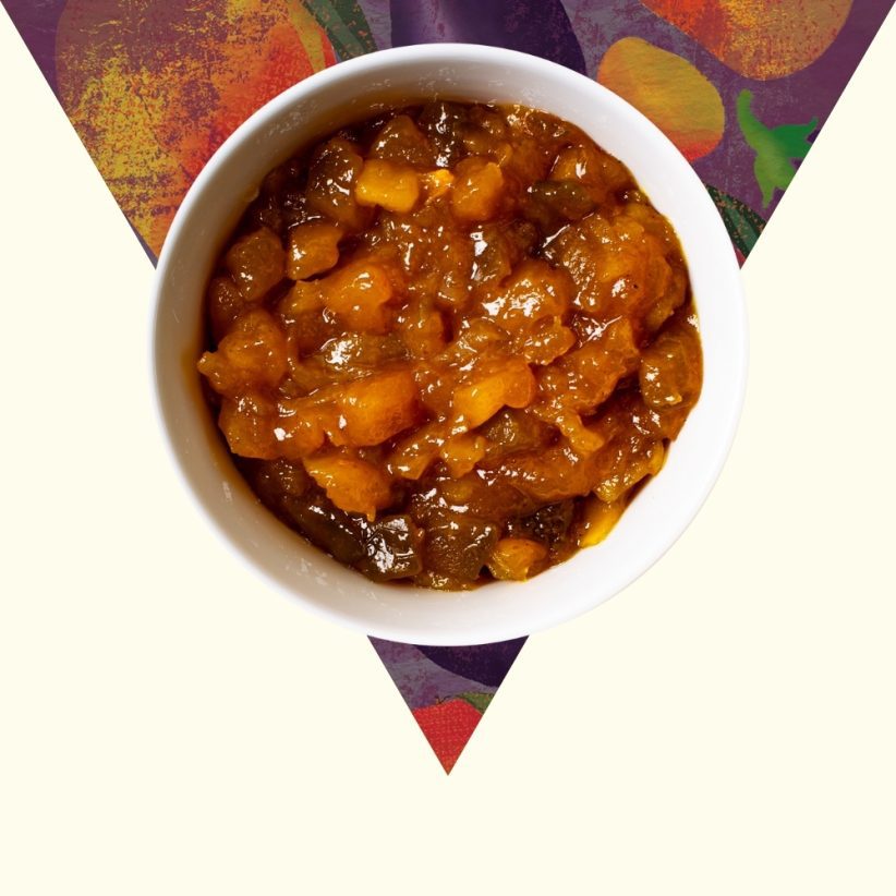 Cottage Delight 340g Mango and Aubergine Chutney