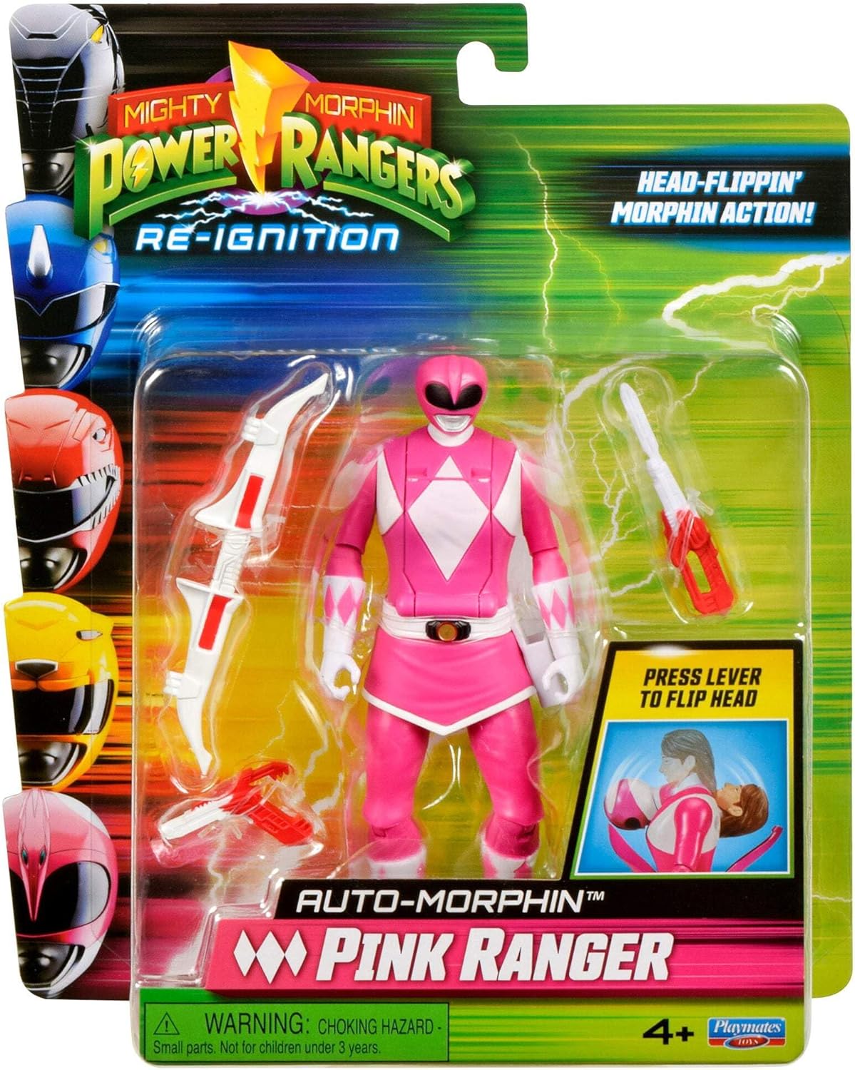Mighty Morphin Power Rangers Auto Morphin Ranger Figure Assorted (Red in stock)