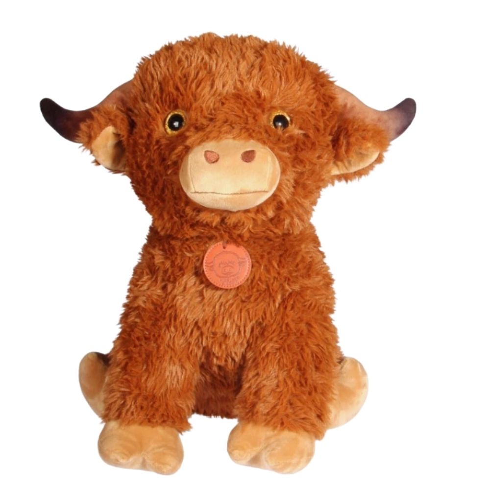 Otterdene 45cm Large Soft Highland Cow Plush Toy