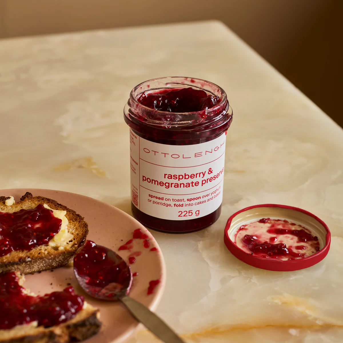 Ottolenghi 170g Raspberry and Pomegranate Preserve